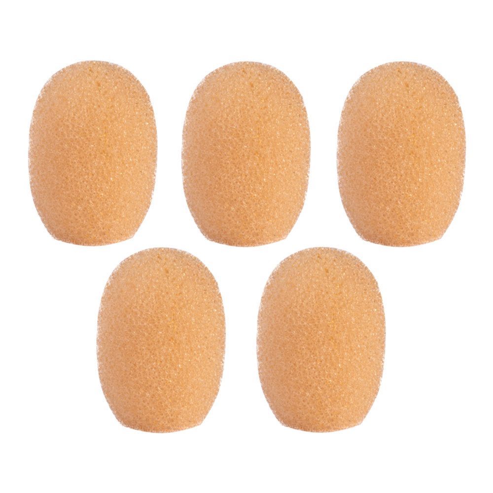 Shure RPM40WS/T - Windscreens For TL/TH, Tan, Qty. 5