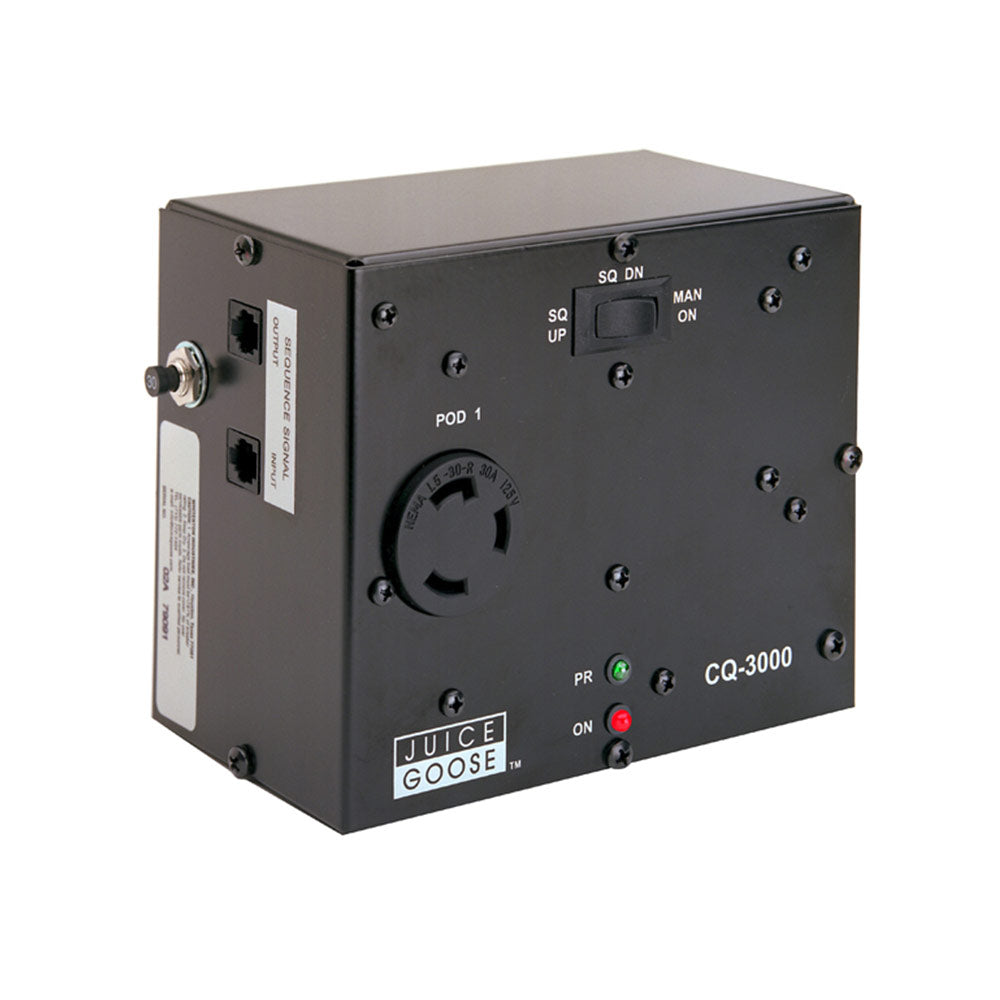 Juice Goose CQ 3000 Behind-Rack 30-Amp 4-Outlet Power Sequencer