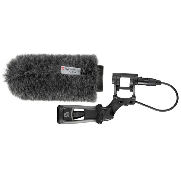 Rycote 74355 18Cm Classic Softie Kit (24/25Mm Mics) With Lyre Mount / Pistol Grip / Cable