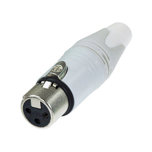 Neutrik NC3FXX-WT Female 3-Pin XLR Connector (White)