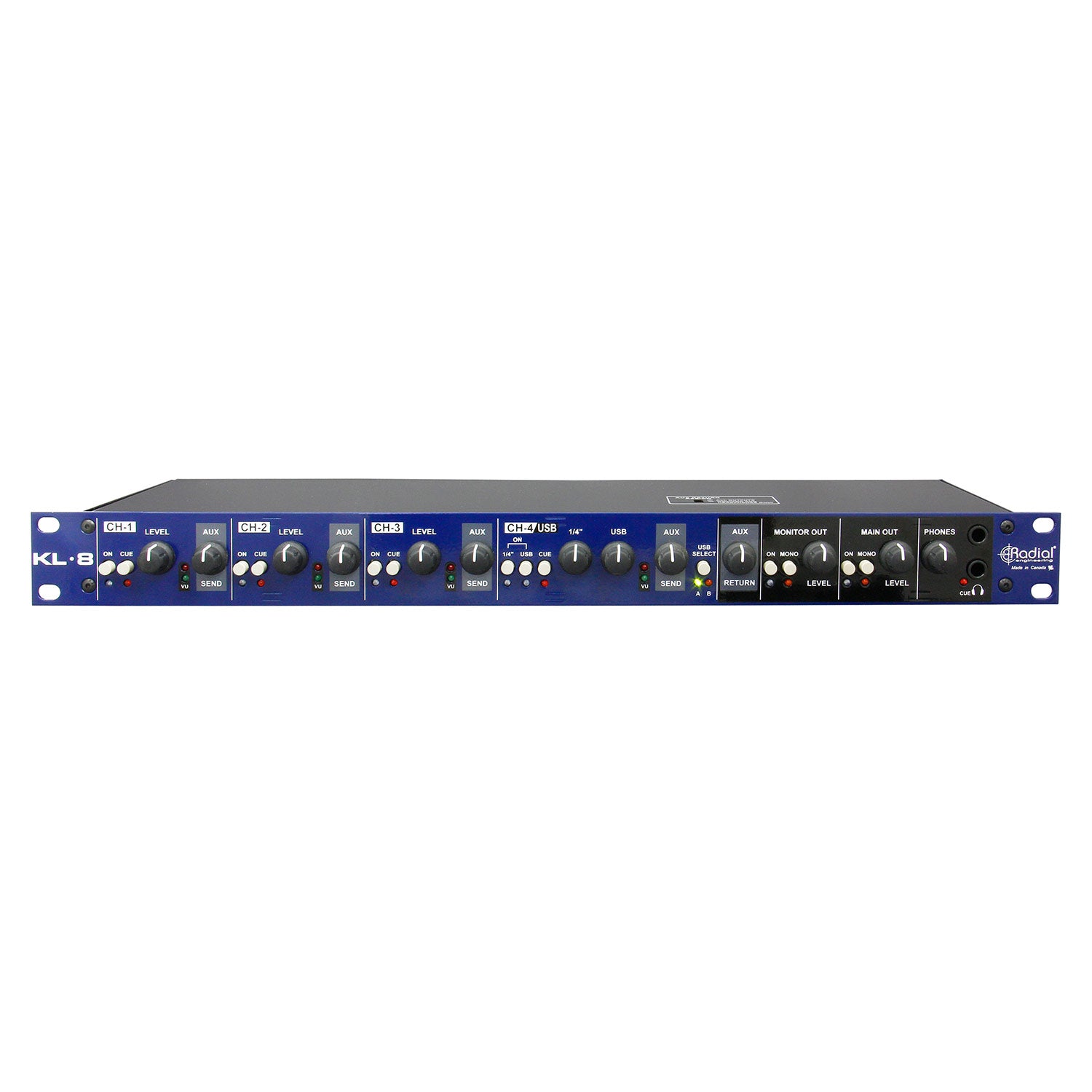 Radial Engineering KL-8 Rackmount Professional Keyboard Mixer And Digital Interface
