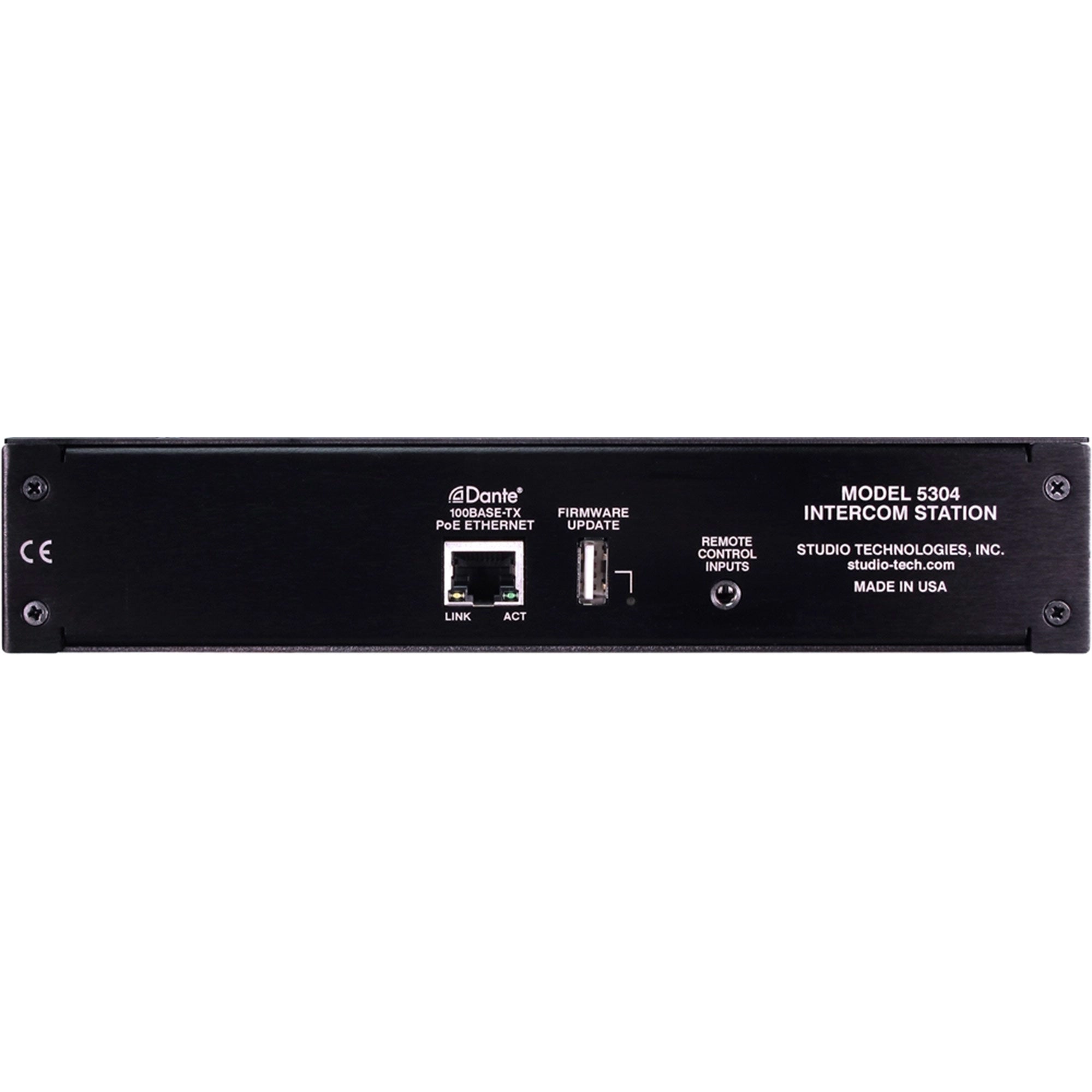 Studio Technologies Model 5304 - 4-Channel Dante Intercom Station