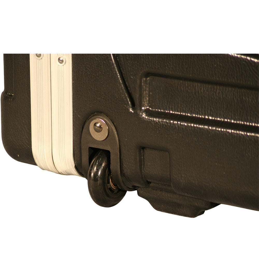 Gator GRR-4L Rolling ATA Style 4U Deluxe Polethylene Rack with Front and Rear Rack Rails