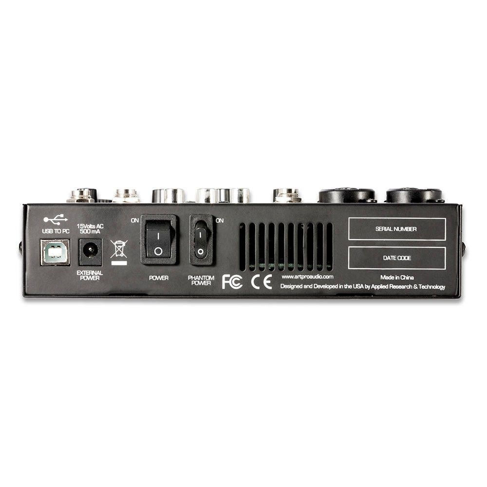 ART USBMix6 - Six-Channel Mixer with USB Interface