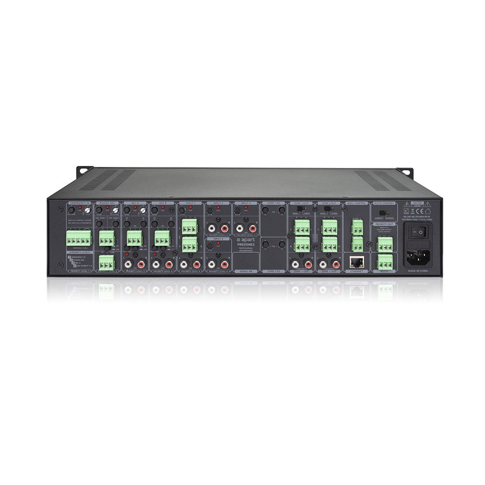 Biamp PREZONE2 - Two Zone Mixer and Preamplifier
