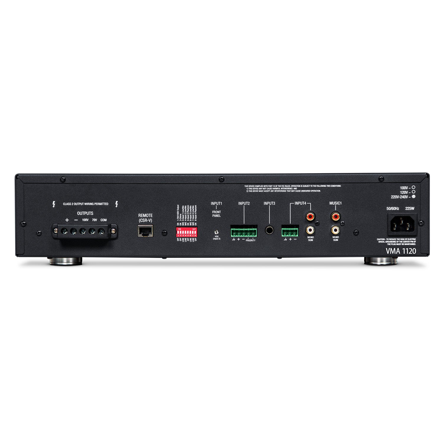 JBL VMA 1120 Value Series 5-Input Mixer Amplifier - 120 Watts