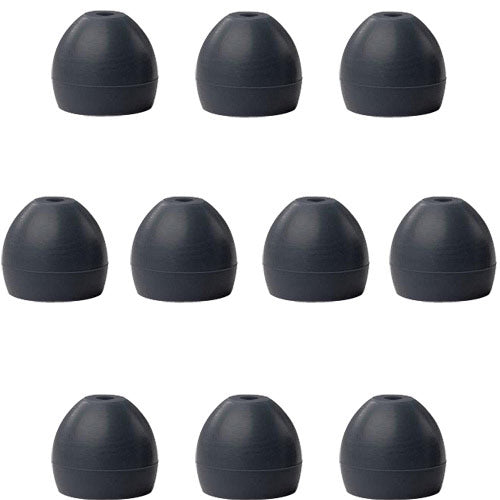 Shure EASFX2-10S Small Black Soft Flex Sleeves for E2c Earphones (Replaces PA749S) - 5 Pair