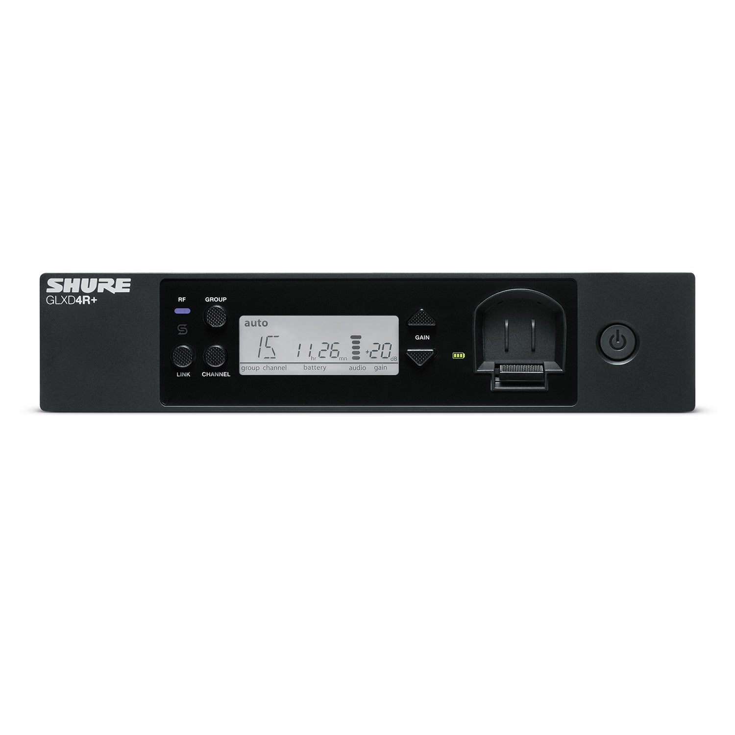 Shure GLXD14R+/MX53 - Digital Wireless Earset Rack System with MX153