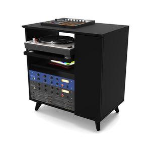 Glorious Modular Side Rack - Extension for Sound Desk or Workbench Workstations (Black)