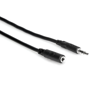 Hosa MHE-102 Headphone Extension Cable, 3.5 mm TRS to 3.5 mm TRS, 2 feet