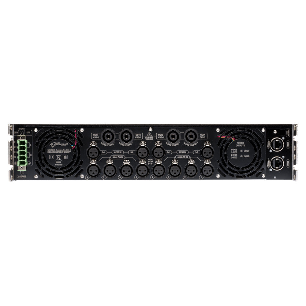 Powersoft X8 - 8-Channel Benchmark Amplifier with DSP