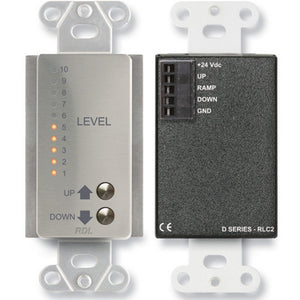 RDL DS-RLC2 Remote Level Control with Ramping (Stainless) - Custom Engraving Option