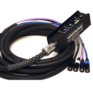 Whirlwind MD-0-4-C5E Cat5e Box to Fan Snake (150 Foot)