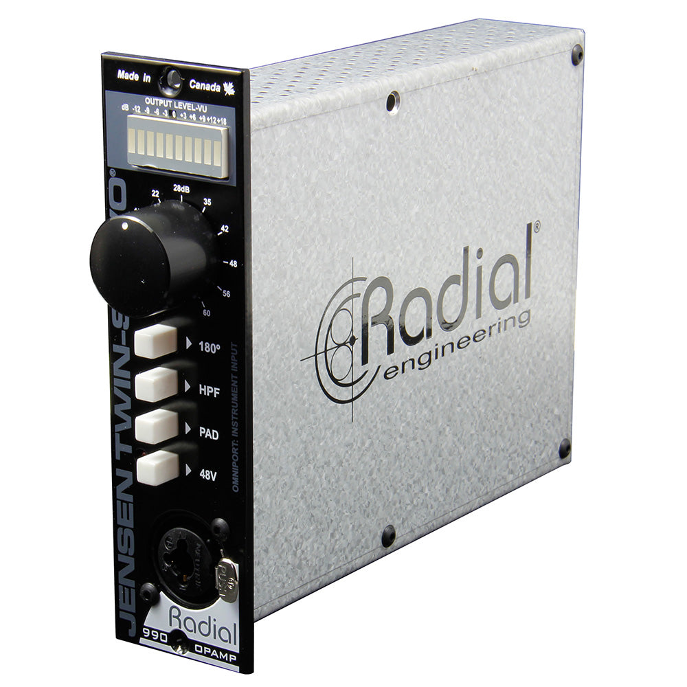 Radial Engineering Twin Servo Microphone Preamplifier for 500 Series