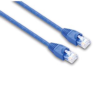 Hosa CAT-505BU Cat 5e Cable, 8P8C to Same, Blue, 5 feet