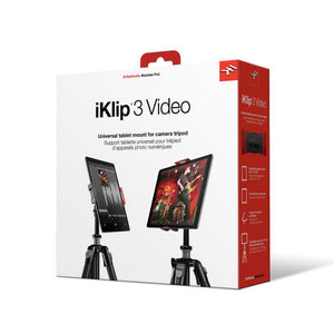 IK Multimedia iKlip 3 Video - Universal Tablet Mount for Camera Tripod