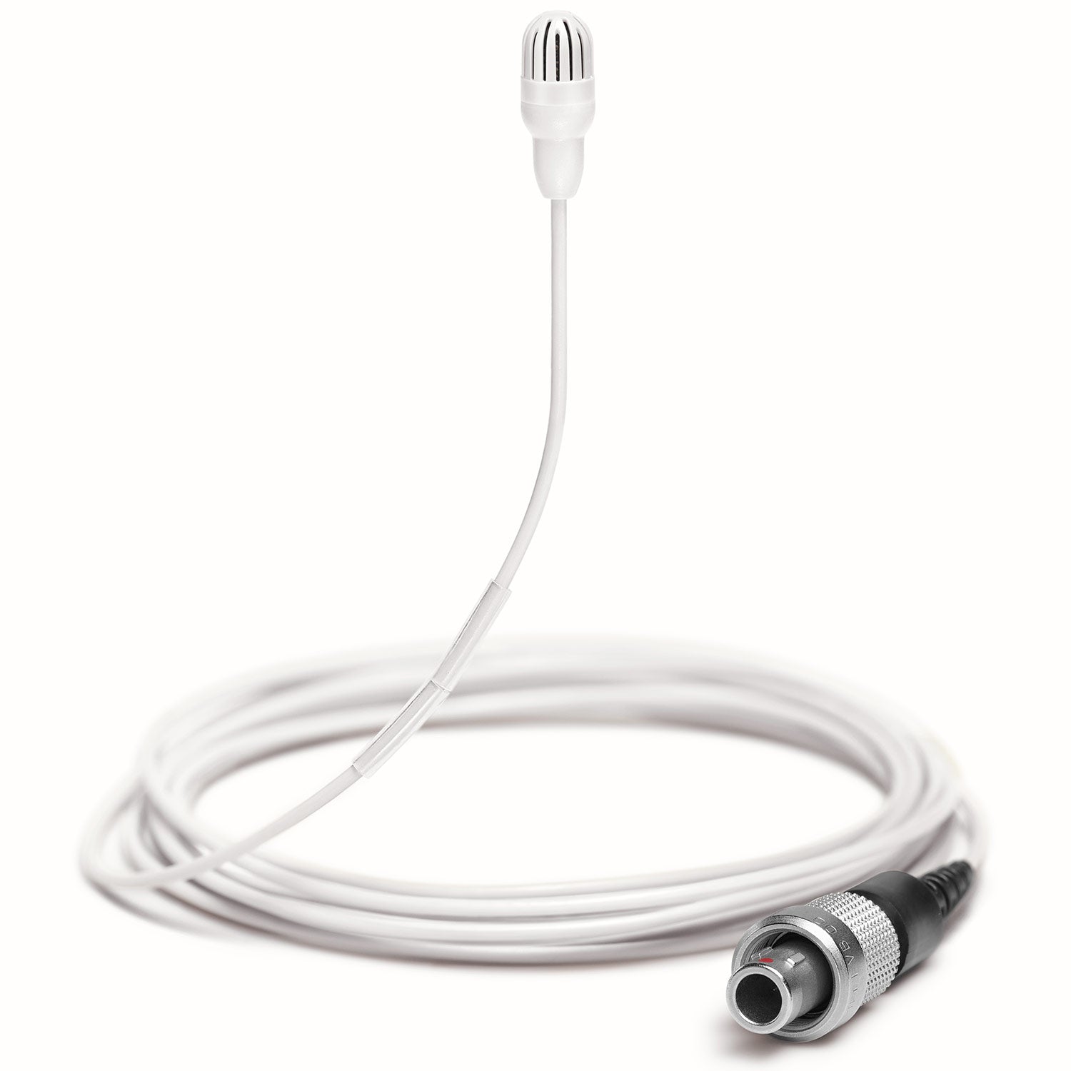 Shure TwinPlex TL45W/O-LEMO Subminiature Lavalier Microphone (Low Sens, Lemo, White)