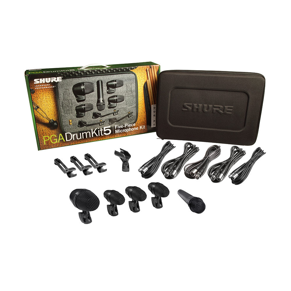 Shure PGADRUMKIT5 5-Piece Drum Microphone Kit