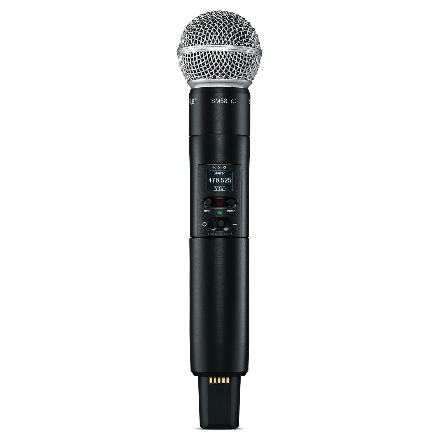 Shure SLXD24D/SM58 Handheld Wireless System with Dual SM58 (H55 Band / 514-558 MHz)