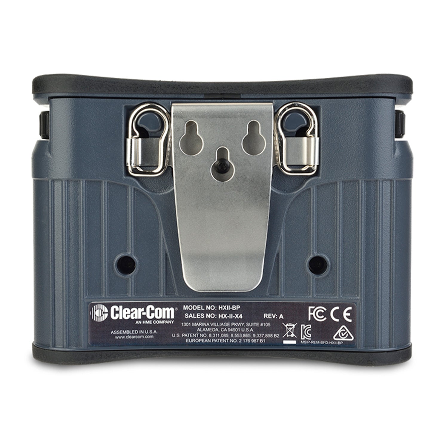 Clear-Com HXII-BP-4K-X4 - 4-Channel Beltpack for HelixNet Intercom (XLR4M)