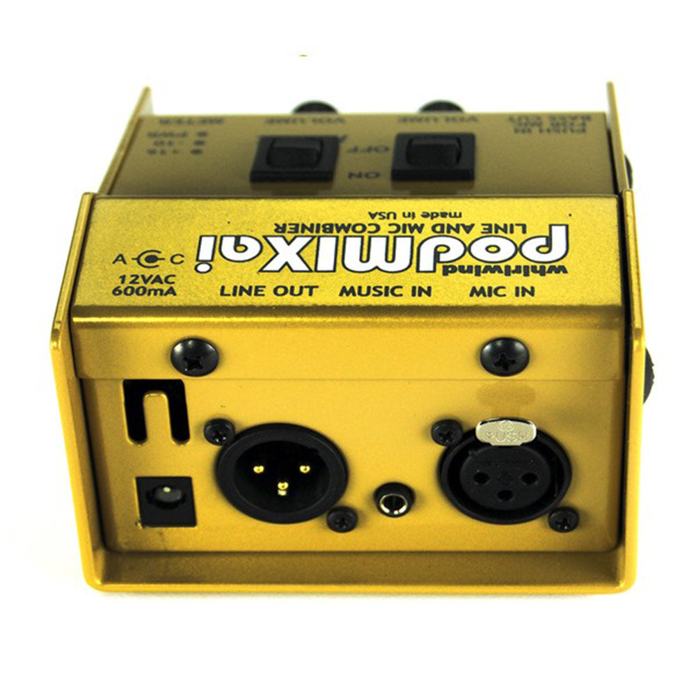 Whirlwind PodMIXai - Active Mic and Unbalanced Line Signal Combiner