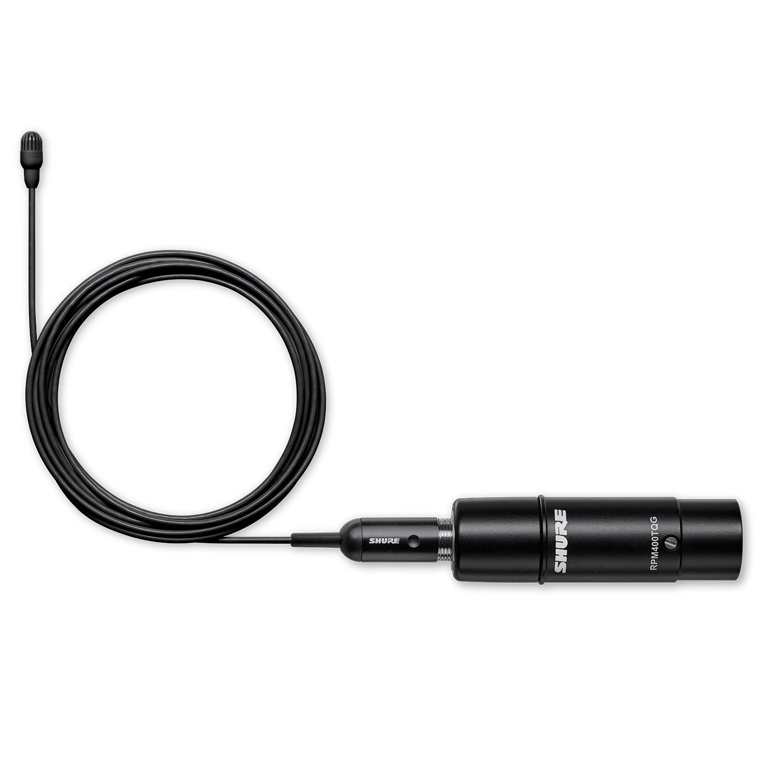 Shure TwinPlex TL47B/O-XLR-A Subminiature Lavalier Microphone (Low Sens, XLR, Black)