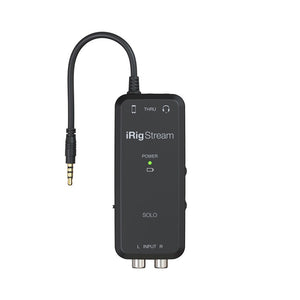 IK Multimedia iRig Stream Solo - Portable Interface for Mobile Devices