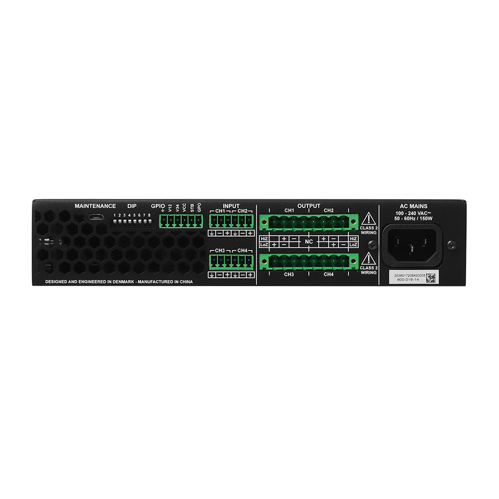 Blaze Audio PowerZone 504 - Compact 4 x 125W Install Power Amplifier