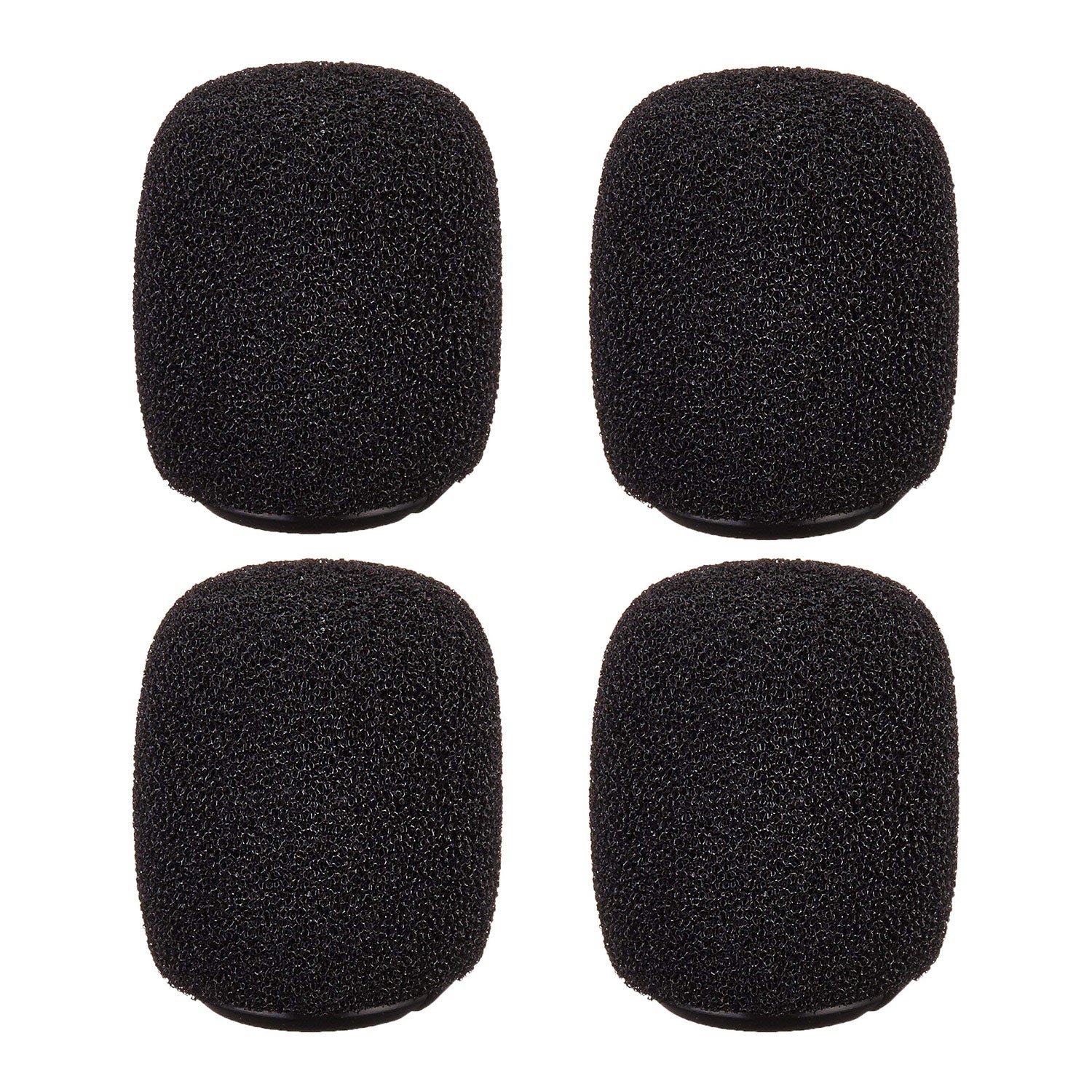 Shure RK183WS Black Snap-Fit Foam Windscreens for MX183 MX184 MX185 Beta 98 WL183 WL184 & WL185 (4)