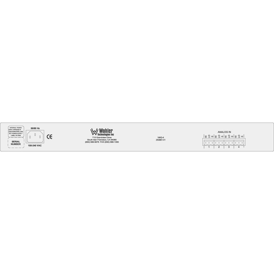 Wohler VMQ-4 - 4-Channel Analog Audio Monitor