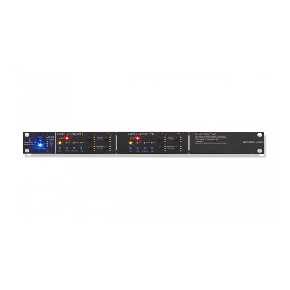 Glensound Beatrice Lucia 2 - Dual Analog Two-Wire Intercom to Dante / AES67 Converter
