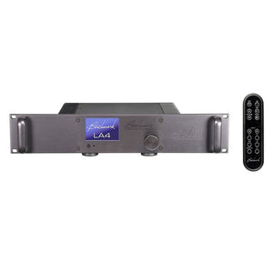 Benchmark LA4 Line Amplifier for Hi-Fi and Studio Power Amps (Black Rack Mount with Remote Control)