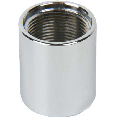 AtlasIED AD-5B 5/8" Thread Female to Female Coupling Adapter (Chrome)