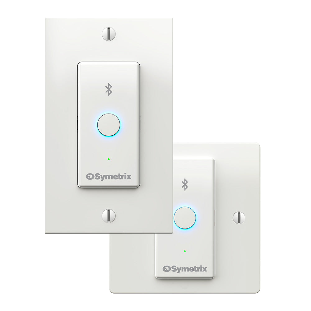 Symetrix xIO Bluetooth - Single Gang Bluetooth to Dante Interface (White / Euro Gang)