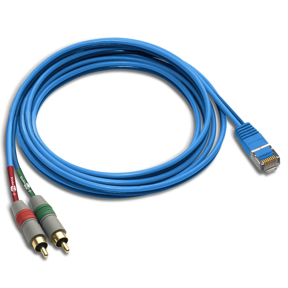 StudioHub CABLE-RCAM Dual RCA (Male) to RJ-45 (Male) 6-Foot Adapter Cable