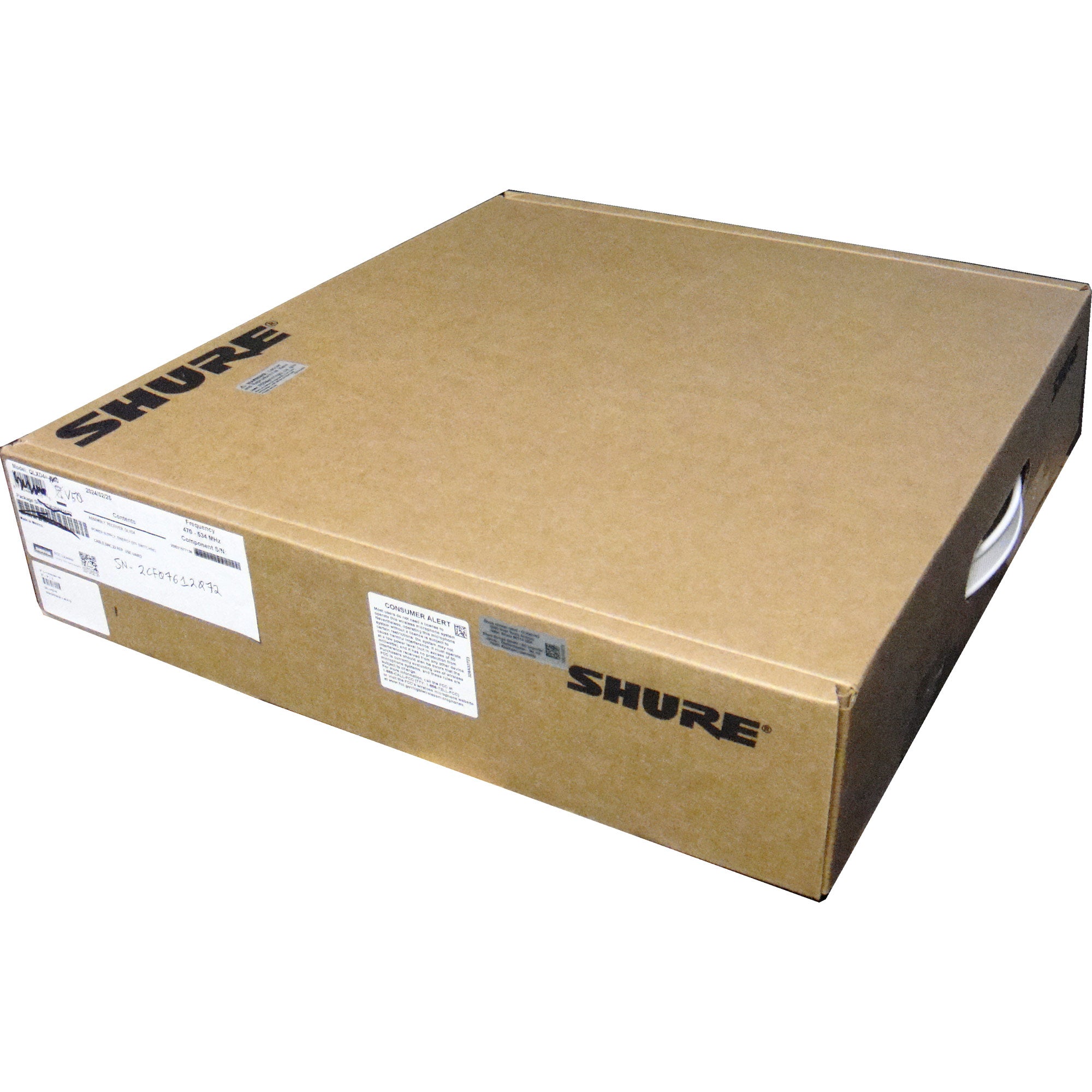 Shure QLXD4 Wireless Receiver (V50 Band - 174-216 MHz) B-Stock 1