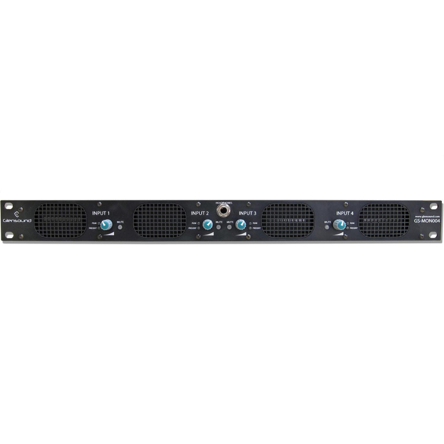 Glensound GS-MON004 - 4 Loudspeaker 19" 1RU Audio Monitor