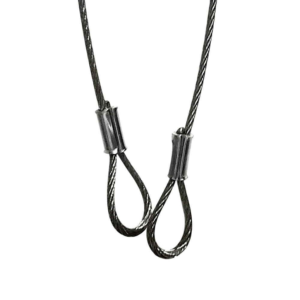 Adaptive Technologies SC-154 - Safeties Series Wire Rope Safety Cable (154" / Silver)