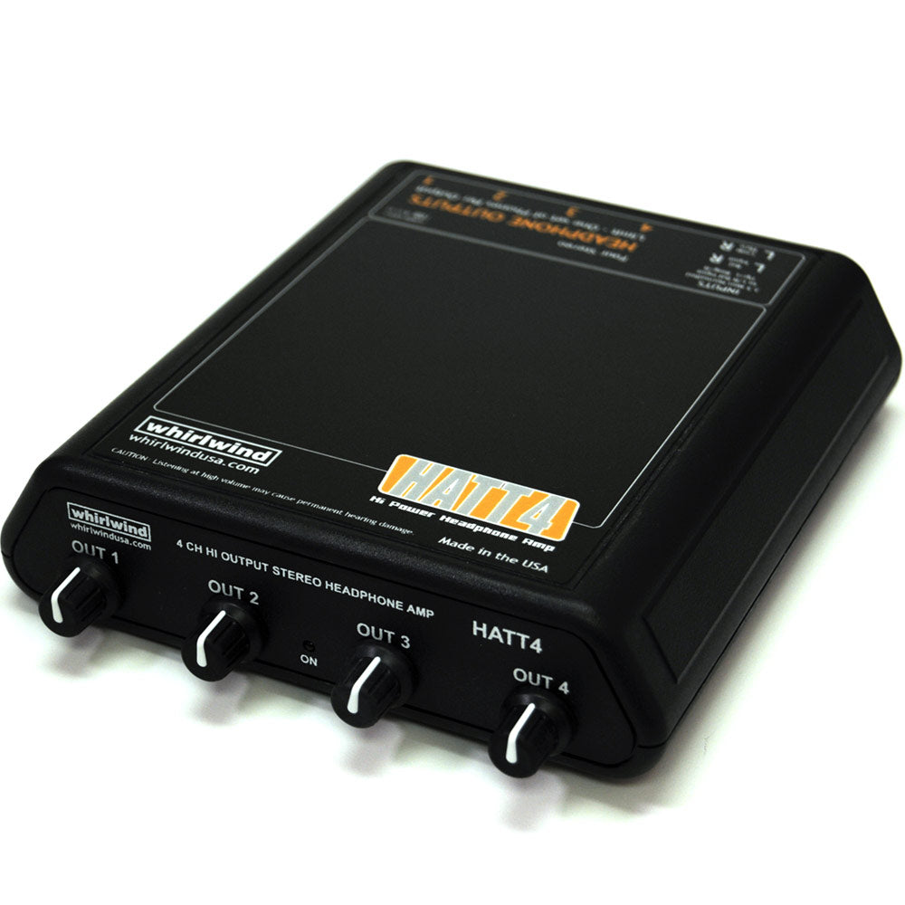 Whirlwind HATT4 High-Power 4-Channel Headphone Amplifier