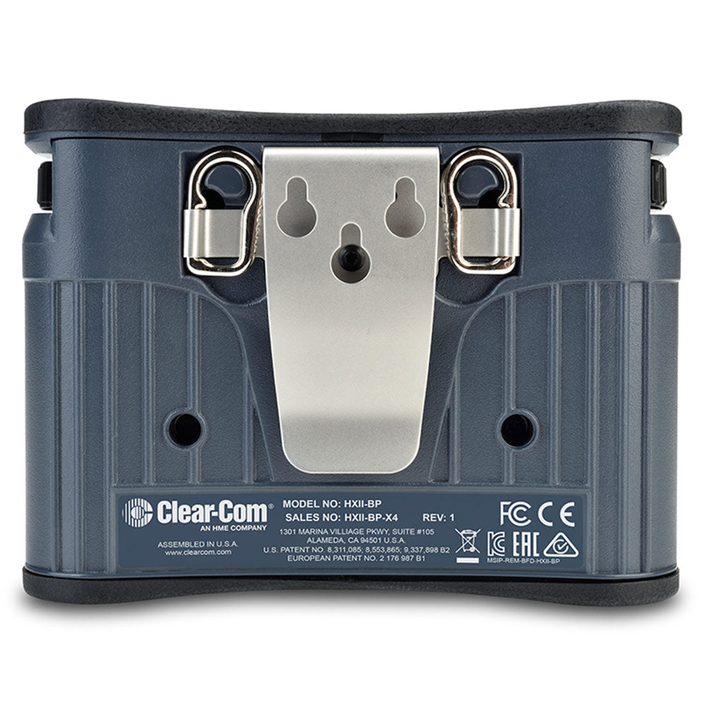 Clear-Com HXII-BP-X4 Helixnet Digital 2-Ch. Dual Listen Monaural Beltpack