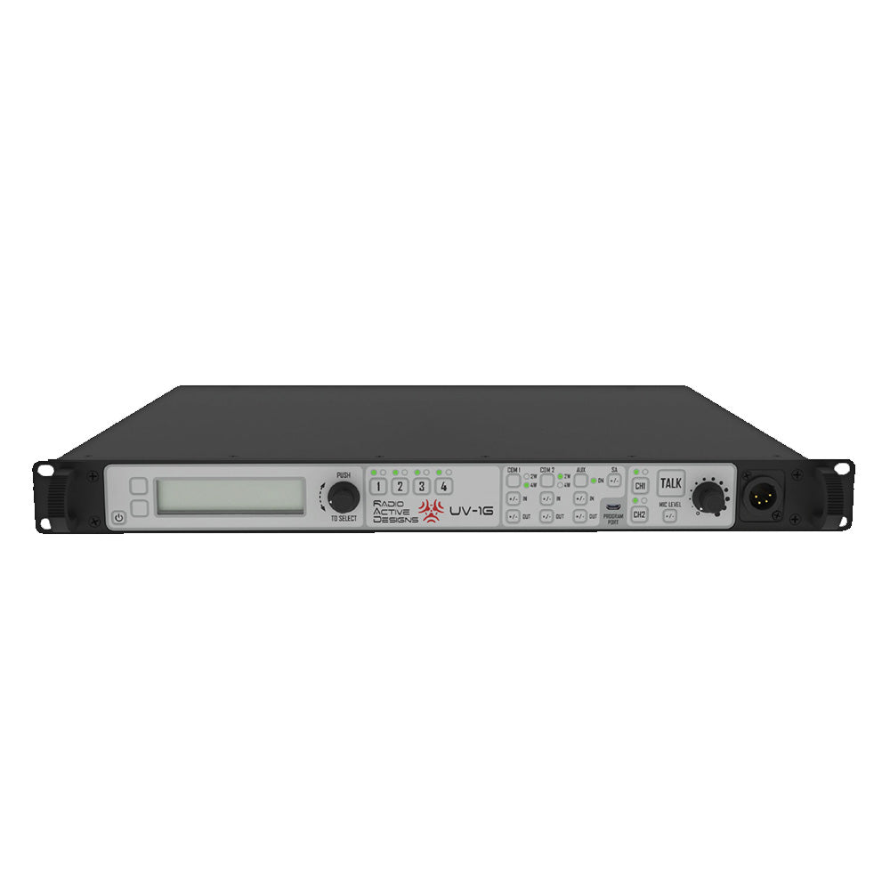 Radio Active Designs UV-1G VHF Wireless Intercom Base Station (4 Beltpack / XLR4M)