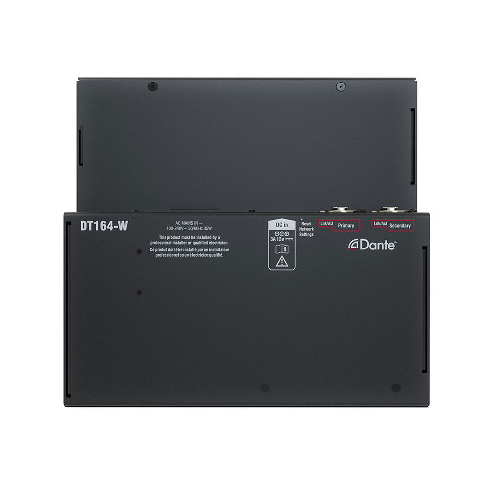 Allen and Heath DT164-W - 16x4 Wall-Mount Stage Box with Dante