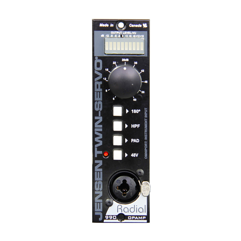 Radial Engineering Twin Servo Microphone Preamplifier for 500 Series
