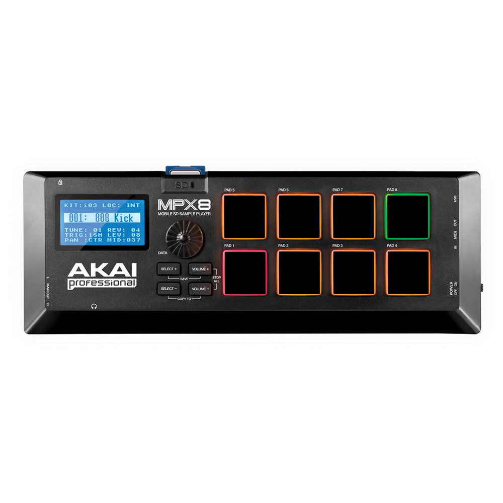 Akai MPX8 SD Sample Pad Controller