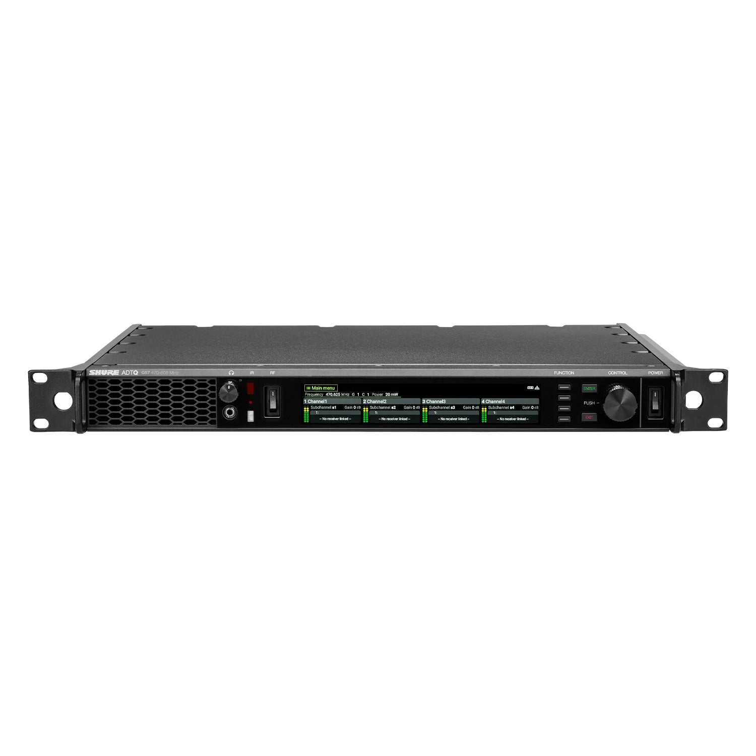 Shure ADTQ-DC - Axient Digital PSM Quad-Channel Wireless IEM Transmitter with DC Option (X55 Band / 941-960 MHz)