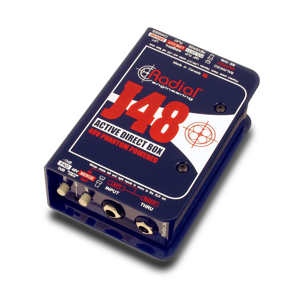 Radial Engineering J48 Single Channel Active Direct Box