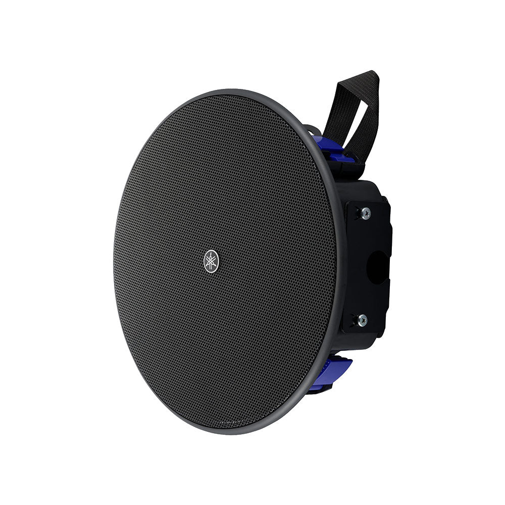 Yamaha VXC2FB Low-Profile Full-Range Ceiling Speaker with AB-C2 Tile Bridge (Black)