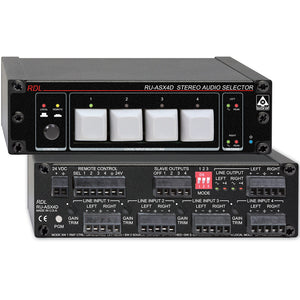 RDL RU-ASX4D 4x1 Stereo Audio Selector