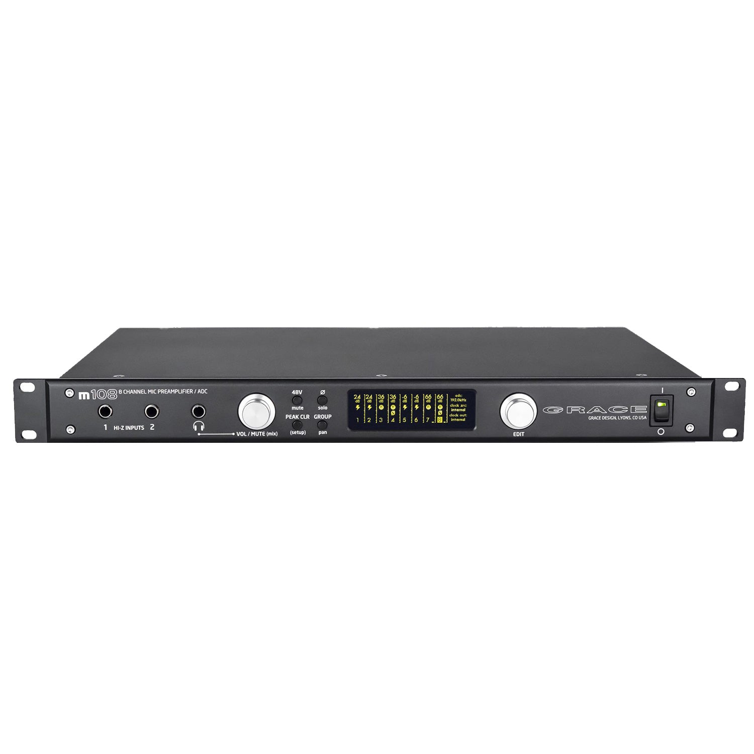 Grace Design m108-DANTE - 8-Channel Microphone Preamplifier (with Dante Option)