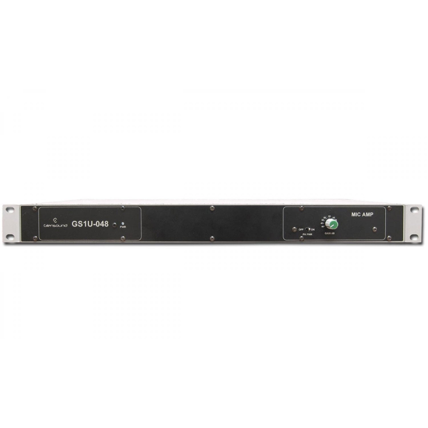 Glensound GS-1U048 - Single Rack Mount Mic Amp